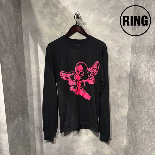 Chrome Hearts PINK FOTI L/S Tee BLK