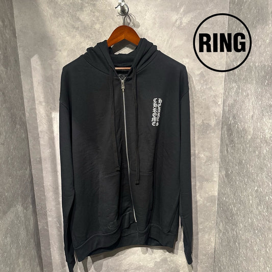 Chrome Hearts Vertical LOGO ZIP Hoodie