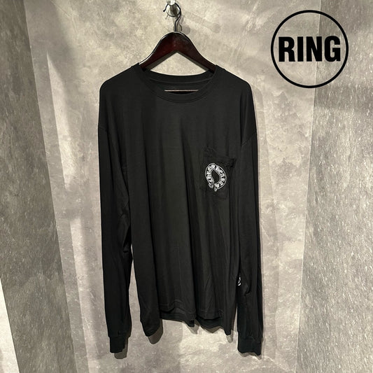 Chrome Hearts Horseshoe L/S Tee BLK