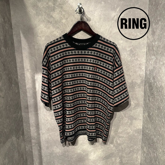Chrome Hearts MattyBoy Stripe Cross S/S Tee