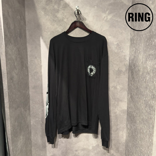 Chrome Hearts Horseshoe L/S Tee BLK