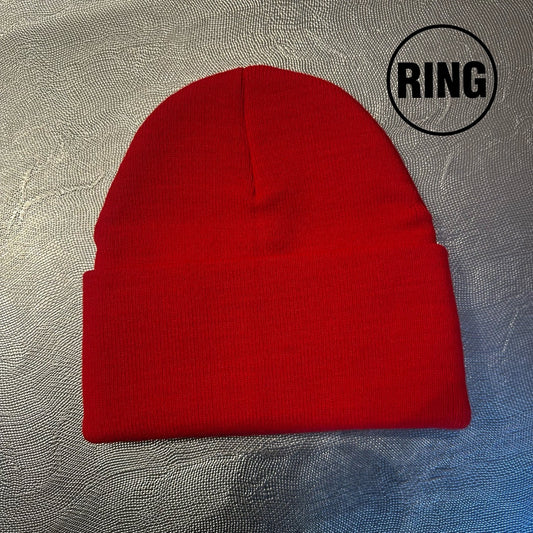 Chrome Hearts Vertical LOGO RED Beanie