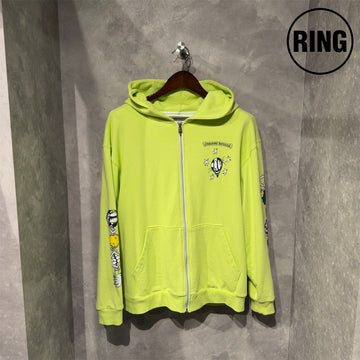 aaChrome Hearts MattyBoy CHAIN GAME Thermal ZIP Hoodie