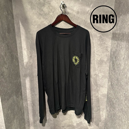Chrome Hearts Yellow Horseshoe L/S Tee