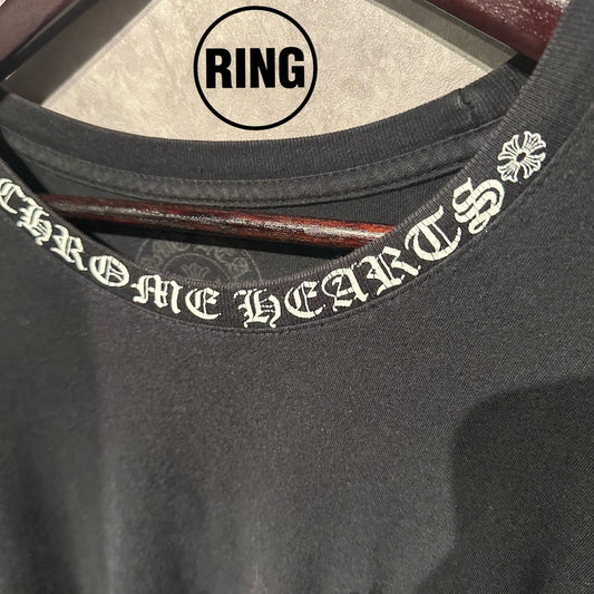 Chrome Hearts F U Neck Logo L/S Tee
