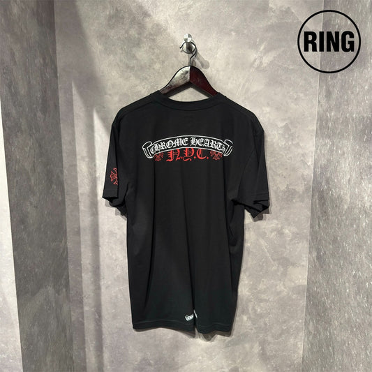 Chrome Hearts New York Limited Scroll Label S/S Tee