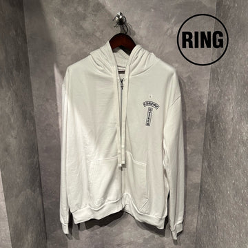 Chrome Hearts Arch LOGO ZIP Hoodie WHT