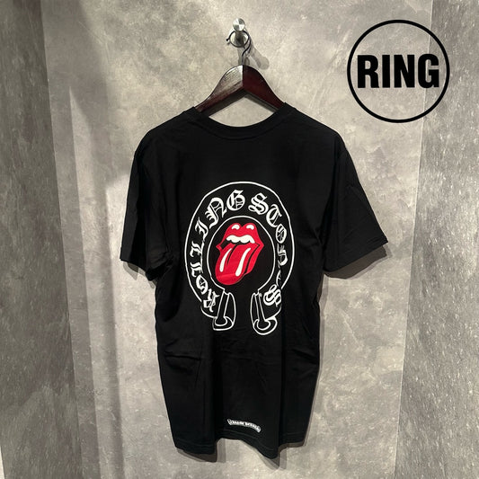 Chrome Hearts Rolling Stones Horseshoe S/S Tee