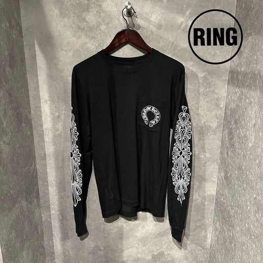 Chrome Hearts Horseshoe L/S Tee BLK