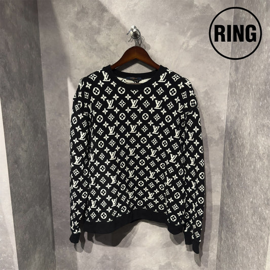 Louis Vuitton full monogram jacquard SWTSHRT