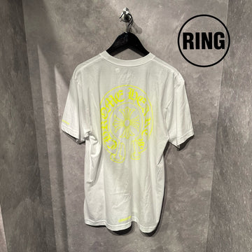 Chrome Hearts YELLOW Horseshoe S/S Tee WHT