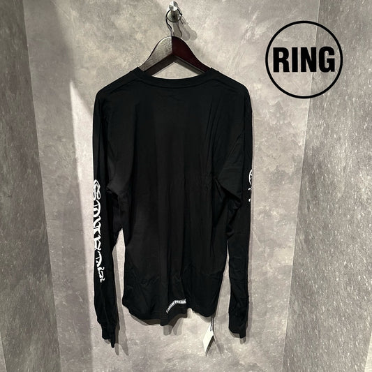 Chrome Hearts NECK LOGO L/S Tee BLK