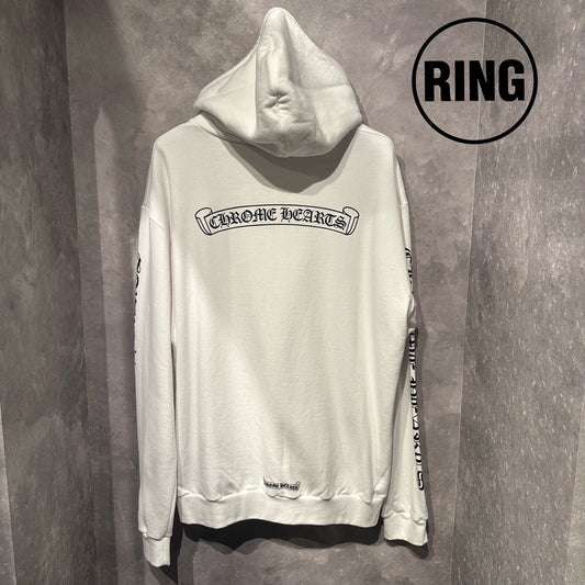 Chrome Hearts Back Scroll ZIP Hoodie