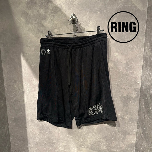 Chrome Hearts Mesh Warm Up Varsity Shorts BLK