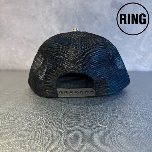 Chrome Hearts MESH TRUCKER CAP BLK