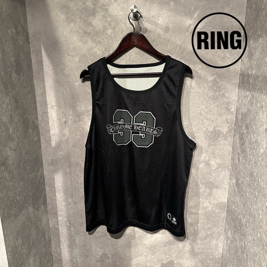 Chrome Hearts MESH WARM UP JERSEY TANK BLK