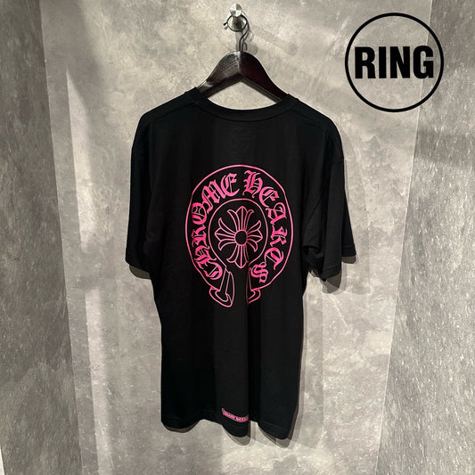 Chrome Hearts PINK Horseshoe S/S Ten BLK