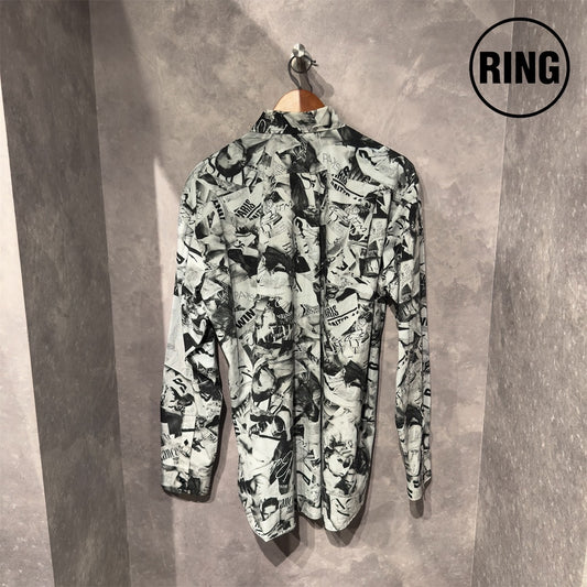 BALENCIAGA News paper L/S Shirt