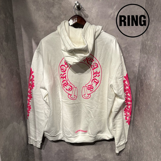 Chrome Hearts PINK Horseshoe PLVR Hoodie
