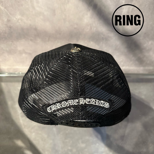 Chrome Hearts MULTI Cemetery CROSS TRUCKER CAP BLK
