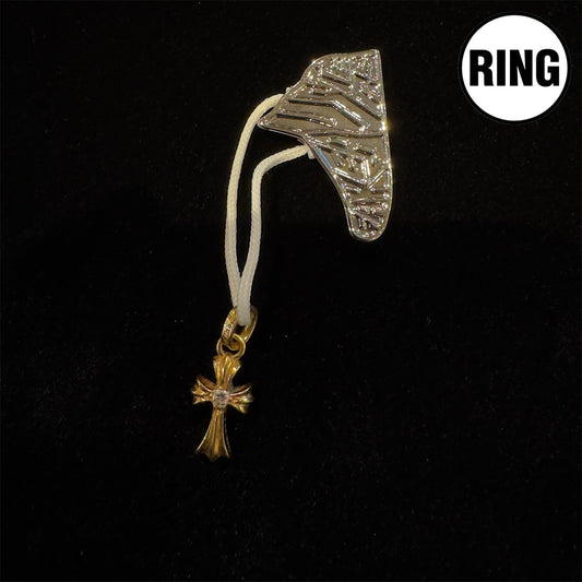 Chrome Hearts 22K CROSS BABY FAT  1DIAMOND