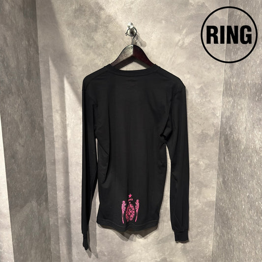 Chrome Hearts PINK FOTI L/S Tee BLK