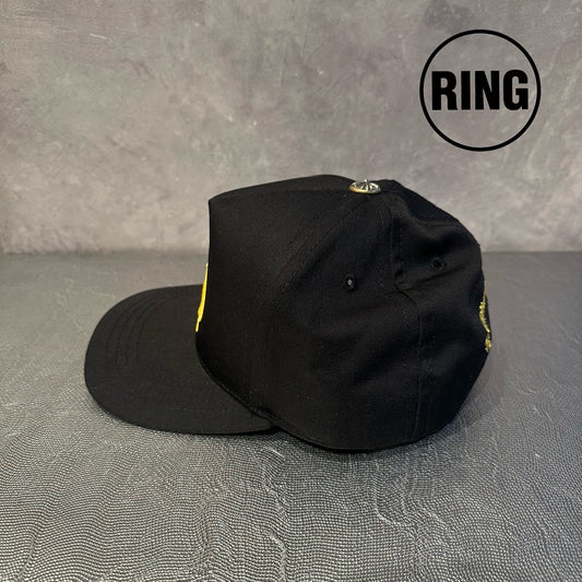 Chrome Hearts 3CEMETERY Fur Patch TRUCKER CAP