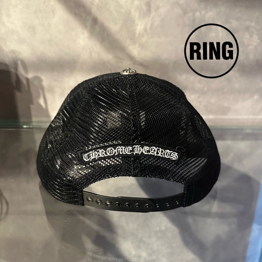 Chrome Hearts 3CEM Patch TRUCKER CAP BLK