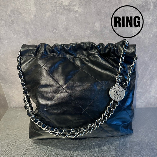 CHANEL CHANEL22 Leather Shoulder Bag