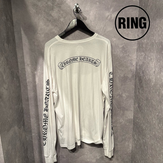 Chrome Hearts Scroll Label L/S Tee