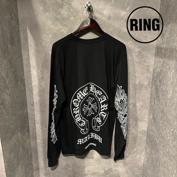 Chrome Hearts MALIBU LTD Horseshoe L/S Tee BLK