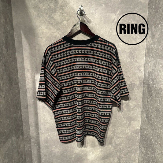 Chrome Hearts MattyBoy Stripe Cross S/S Tee