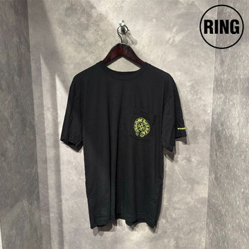 Chrome Hearts YELLOW Horseshoe S/S Tee BLK