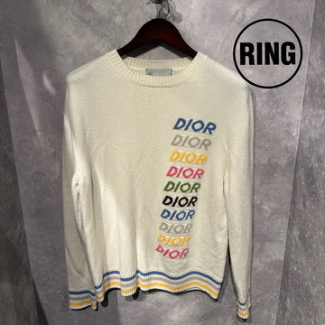 DIOR Cashmere Logo Knit Sweater