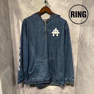 Chrome Hearts DENIM Anorak Hoodie