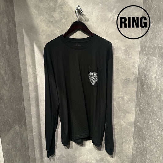 Chrome Hearts MALIBU LTD Horseshoe L/S Tee BLK