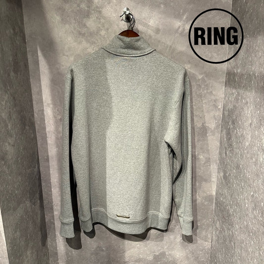 Chrome Hearts YNOT CROSS Patch Half ZIP SWEATSHIRT
