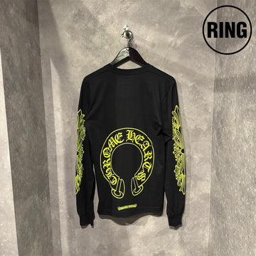 Chrome Hearts YELLOW Horseshoe L/S Tee