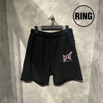 Saint Micheal Ribbon Saint Sweat Shorts