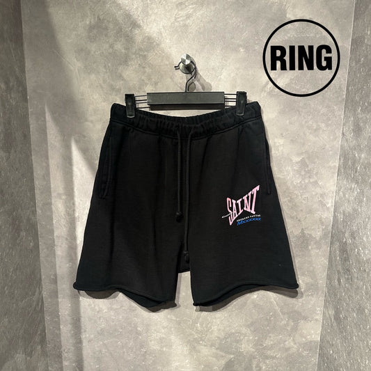 Saint Micheal Ribbon Saint Sweat Shorts