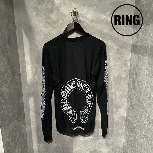 Chrome Hearts Horseshoe L/S Tee BLK