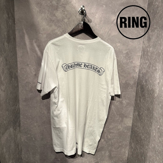 Chrome Hearts Scroll Labels S/S Tee WHT