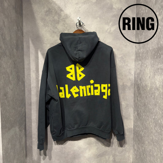 Balenciaga Tape Logo Hoodie