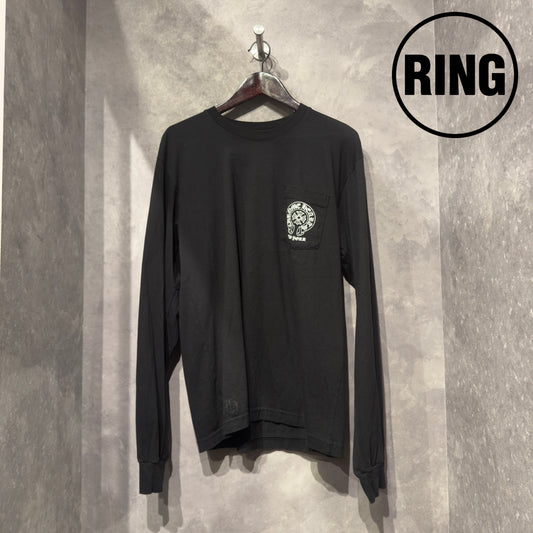 Chrome Hearts LTD New York Horseshoe Floral L/S Tee