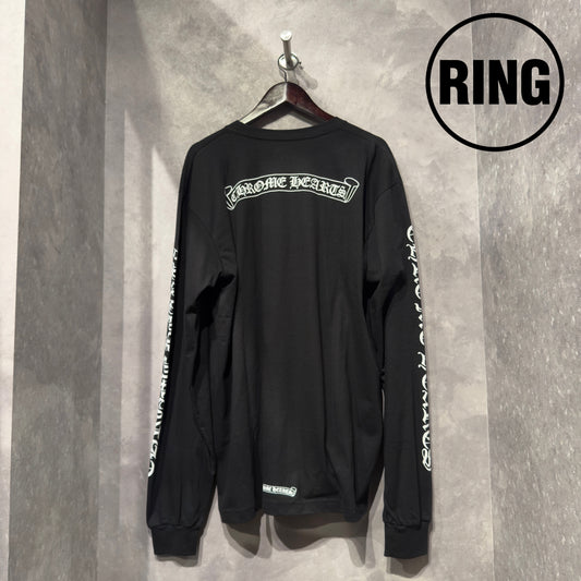 Chrome Hearts Scroll Label L/S Tee