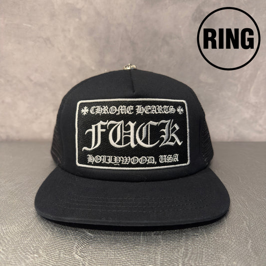 Chrome Hearts FUCK Trucker Cap
