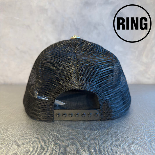 Chrome Hearts 3 CEM CRS Patch Trucker Cap