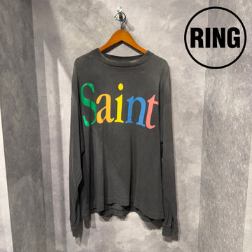 Saint Michael Saint Mxxxxxx Rainbow Logo L/S Tee